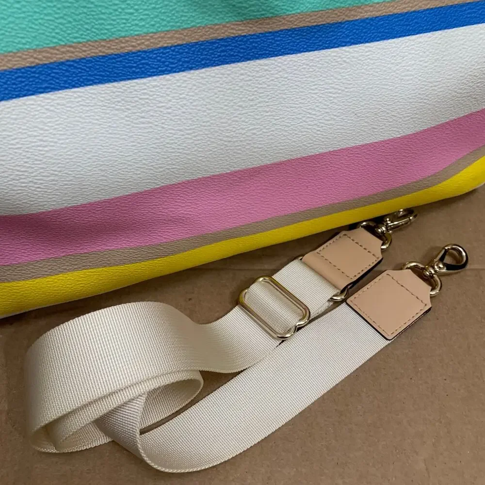 KATE SPADE Multicolor Stripe Grove Street KAYLIE Large Baby Bag Business Bag